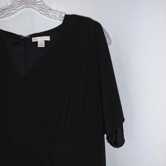 Cato Short Sleeve Black Dress - Picture 4 of 9